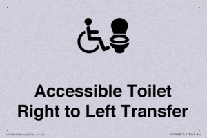 DV10668: Accessible Toilet with Right to Left Transfer