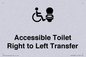 DV10668: Accessible Toilet with Right to Left Transfer