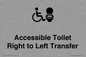 DV10668: Accessible Toilet with Right to Left Transfer