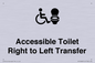 DV10668: Accessible Toilet with Right to Left Transfer
