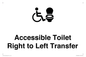 DV10668: Accessible Toilet with Right to Left Transfer