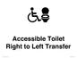 DV10668: Accessible Toilet with Right to Left Transfer
