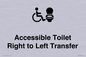 DV10668: Accessible Toilet with Right to Left Transfer