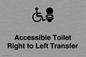 DV10668: Accessible Toilet with Right to Left Transfer