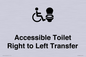 DV10668: Accessible Toilet with Right to Left Transfer