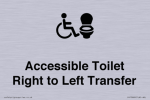 DV10668: Accessible Toilet with Right to Left Transfer