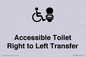 DV10668: Accessible Toilet with Right to Left Transfer