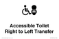 DV10668: Accessible Toilet with Right to Left Transfer