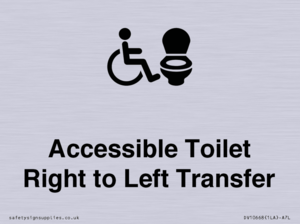 DV10668: Accessible Toilet with Right to Left Transfer
