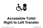 DV10668: Accessible Toilet with Right to Left Transfer