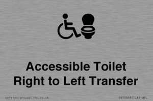 DV10668: Accessible Toilet with Right to Left Transfer