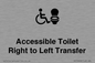 DV10668: Accessible Toilet with Right to Left Transfer