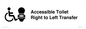 DV10668: Accessible Toilet with Right to Left Transfer