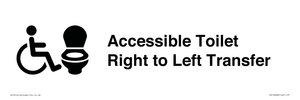 DV10668: Accessible Toilet with Right to Left Transfer