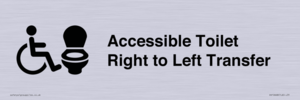 DV10668: Accessible Toilet with Right to Left Transfer