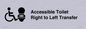 DV10668: Accessible Toilet with Right to Left Transfer