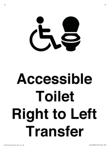 DV10668: Accessible Toilet with Right to Left Transfer