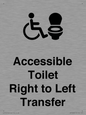 DV10668: Accessible Toilet with Right to Left Transfer