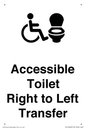 DV10668: Accessible Toilet with Right to Left Transfer