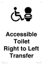 DV10668: Accessible Toilet with Right to Left Transfer