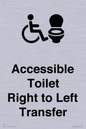 DV10668: Accessible Toilet with Right to Left Transfer