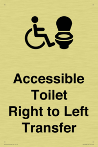 DV10668: Accessible Toilet with Right to Left Transfer