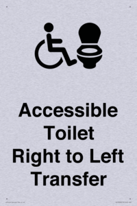DV10668: Accessible Toilet with Right to Left Transfer