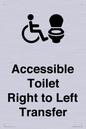 DV10668: Accessible Toilet with Right to Left Transfer
