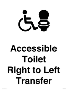 DV10668: Accessible Toilet with Right to Left Transfer
