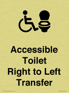 DV10668: Accessible Toilet with Right to Left Transfer