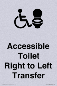 DV10668: Accessible Toilet with Right to Left Transfer