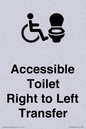 DV10668: Accessible Toilet with Right to Left Transfer