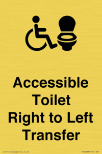 DV10668: Accessible Toilet with Right to Left Transfer