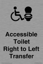 DV10668: Accessible Toilet with Right to Left Transfer