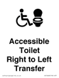 DV10668: Accessible Toilet with Right to Left Transfer