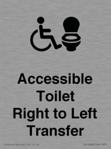 DV10668: Accessible Toilet with Right to Left Transfer