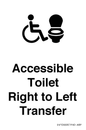 DV10668: Accessible Toilet with Right to Left Transfer