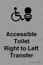 DV10668: Accessible Toilet with Right to Left Transfer