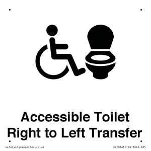 DV10668: Accessible Toilet with Right to Left Transfer