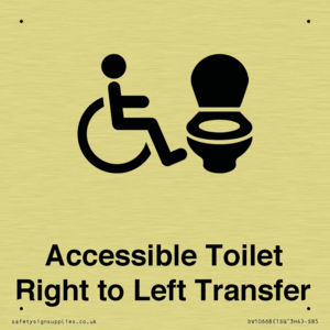 DV10668: Accessible Toilet with Right to Left Transfer