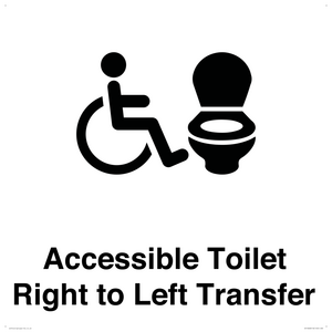 DV10668: Accessible Toilet with Right to Left Transfer