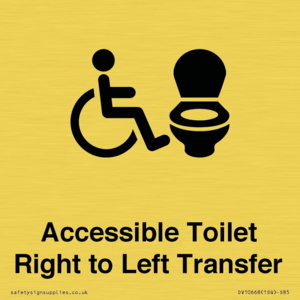 DV10668: Accessible Toilet with Right to Left Transfer