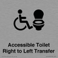 DV10668: Accessible Toilet with Right to Left Transfer