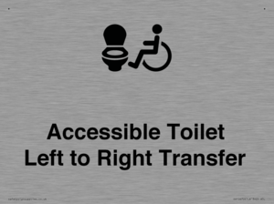 DV10670: Accessible Toilet with Left to Right Transfer