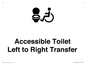 DV10670: Accessible Toilet with Left to Right Transfer
