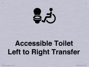 DV10670: Accessible Toilet with Left to Right Transfer