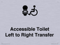 DV10670: Accessible Toilet with Left to Right Transfer