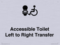 DV10670: Accessible Toilet with Left to Right Transfer