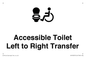 DV10670: Accessible Toilet with Left to Right Transfer