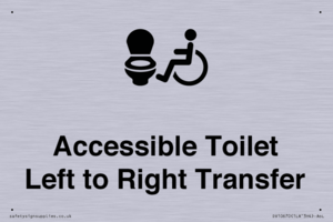 DV10670: Accessible Toilet with Left to Right Transfer